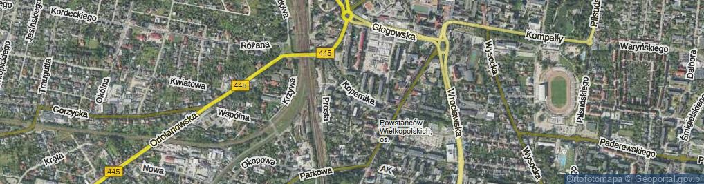 Zdjęcie satelitarne Kopernika Mikołaja ul.